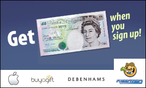 Get £5 for signing up!